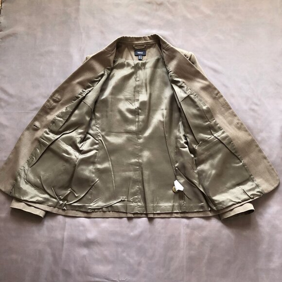 Mexx Taupe Two Button Jacket - Picture 10 of 13